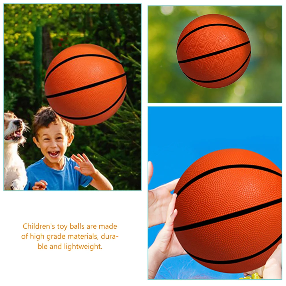 2-teiliges Basketballspielzeug für draußen, Spielzeug, drinnen, Elastizität, für Kinder, Kunststoff, für Kleinkinder