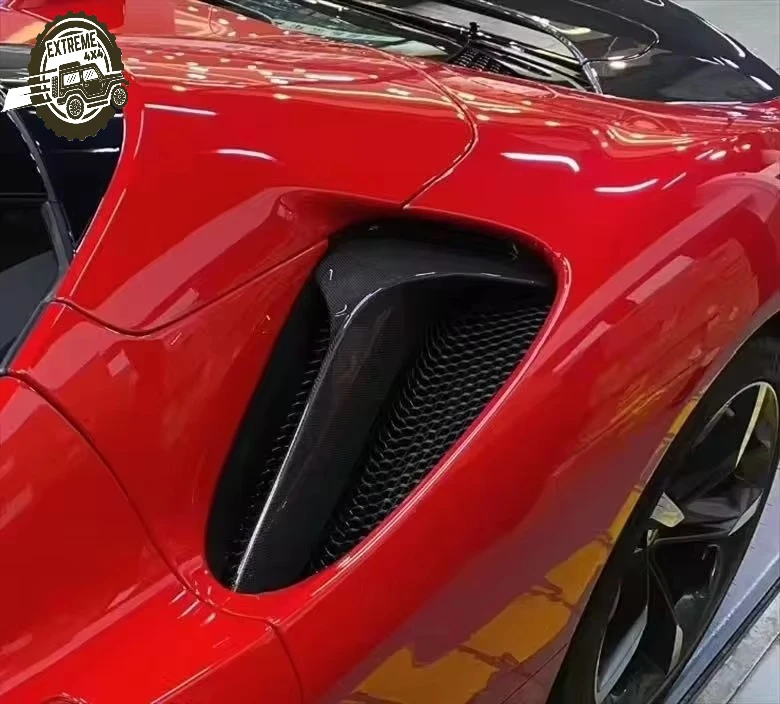 

Dry Carbon Fiber Replacement Air Vents for Ferrari SF90 Side Fender Vent Car Part Exterior Accessories