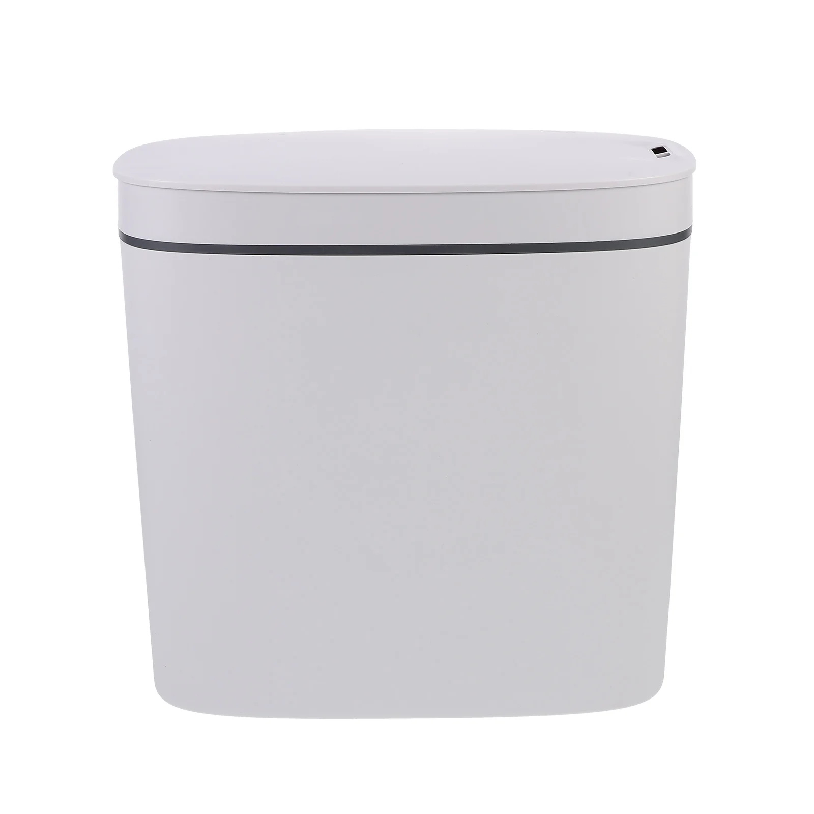 

Smart Trash Can Bins Sensor Dustbin Desktop USB Charging Pp Intelligent Waste Office Toilet Garbage Induction Rechargeable