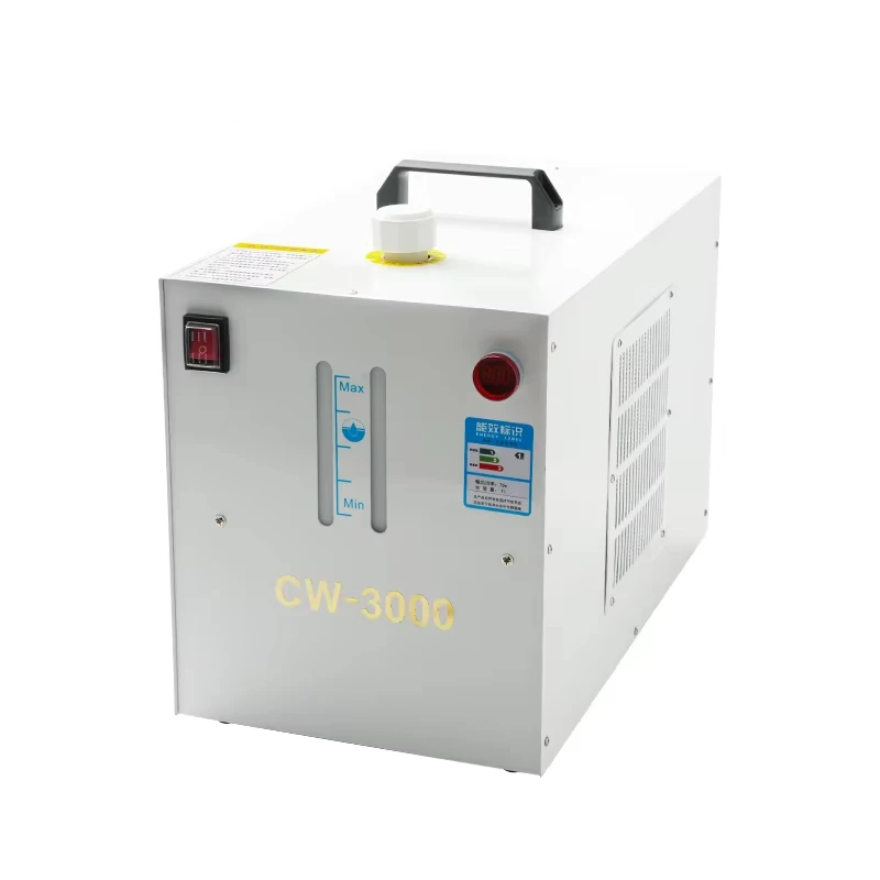 Industrial Water Chiller CW-3500 Portable For CO2 Laser Tube Cutting Machine CNC Motor Spindle Cooling System