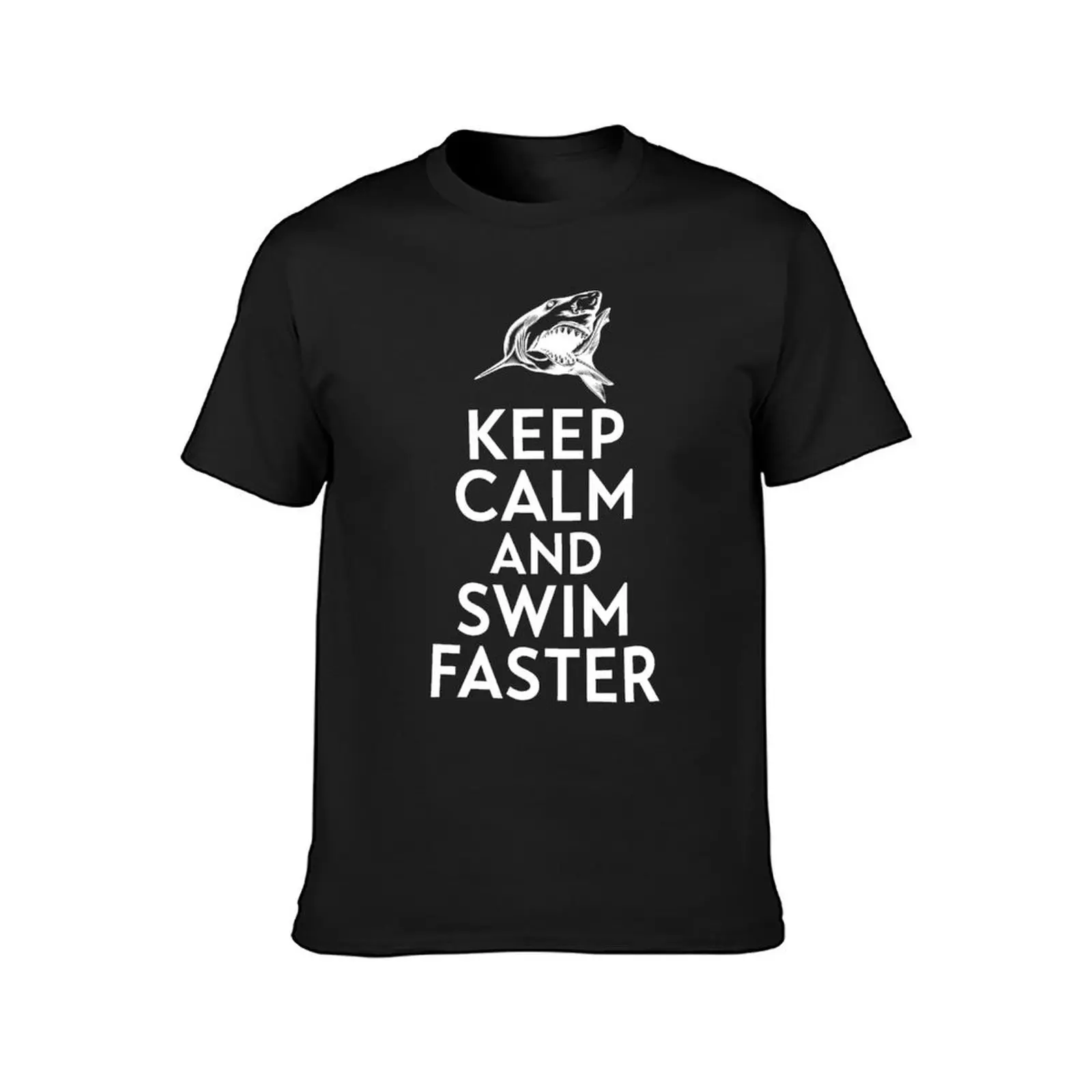 Keep Calm And Swim Faster - Scuba Diver Motto T-Shirt customizeds blacks t shirts for men pack