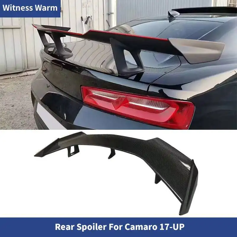 Ailes arrière en fibre de carbone pour Chevrolet Camaro, style ZL1, coffre Jules Spomicrophone, botte Jules Wing, 2017 +