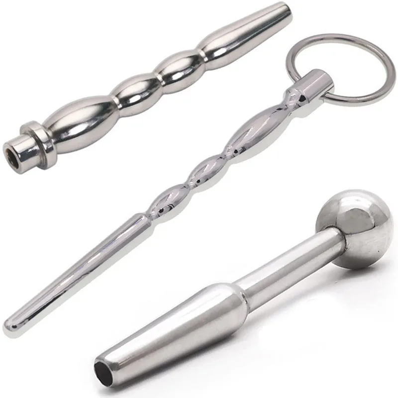 Urethral Sound Dilators Penis Plug Insert Catheter Beads Horse Eye Stimulation Massage Masturbator Sex Toy For Men Sounding Rods