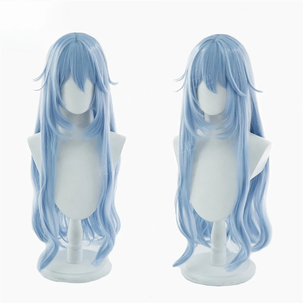 Ayanami Rei Cosplay Pruik Lang/Kort Blauw Rei Ayanami Anime Pruiken Hittebestendige Synthetisch Haar Halloween Pruik + Pruik cap
