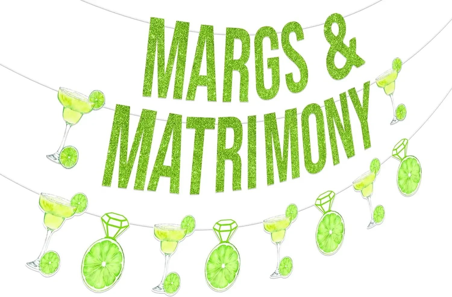 Margs En Huwelijk Citroencocktail Vrijgezellenfeest Decor Banner Slinger Voor Mexicaanse Fiesta Cactus Bruidsdouche Cinco De Mayo