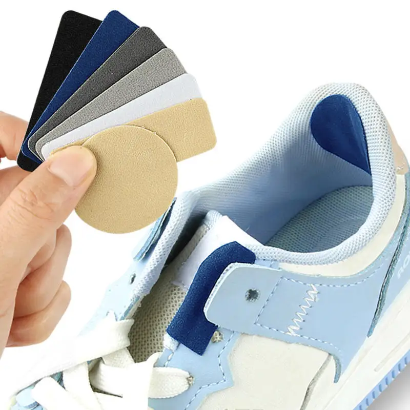 6pcs Shoe Heel Repair Patches Multi Color Inside Hole Repair Shoe Patches for Sneaker Shoes Heels Shoes