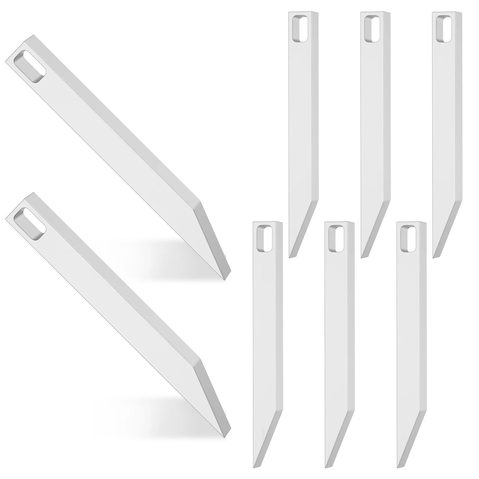 

8 шт. монтировка для Edc, брелок для ключей Edc, небольшой карманный брелок для ключей из нержавеющей стали для повседневной носки и активного отдыха