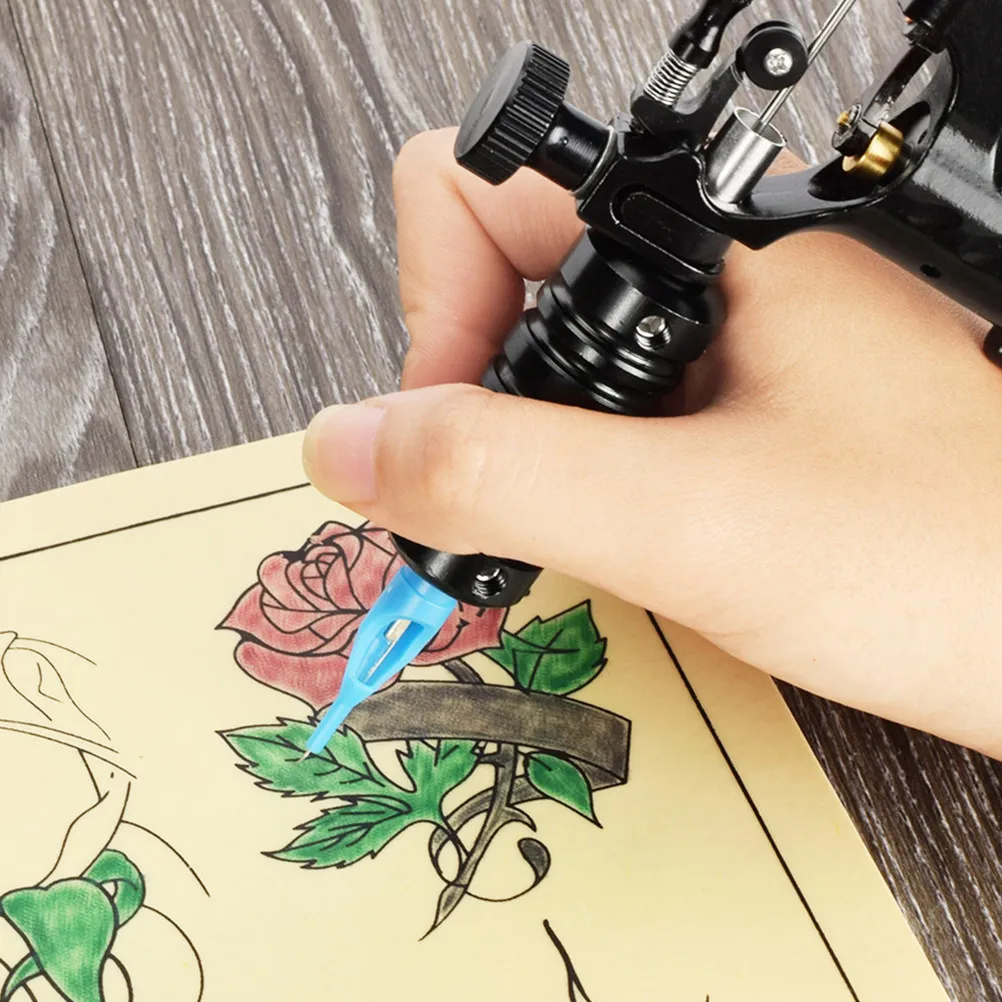 

2 шт. алюминиевые рукоятки для тату-машинок, совместимые с электрическими машинками, для шейдеров, лайнеров и игл для бровей, нескользящие, удобные