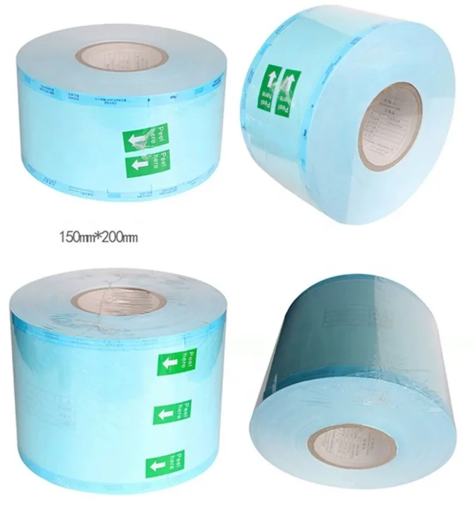Packing Bags Flat Reel Roll Pouches 100mm 200m