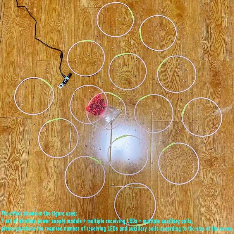 Large-size Wireless Power Supply Lighting Solution Suitable for Sand Table MEGA HG PG Model Large Scene Without Wiring