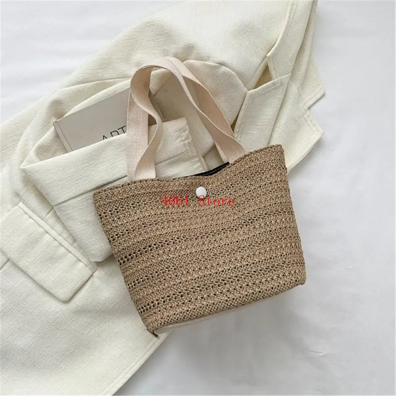 Practical Grass Handbag Bohemian Straw Bag Vacation Beach Handbags Suitable for Daily Use and Vacation