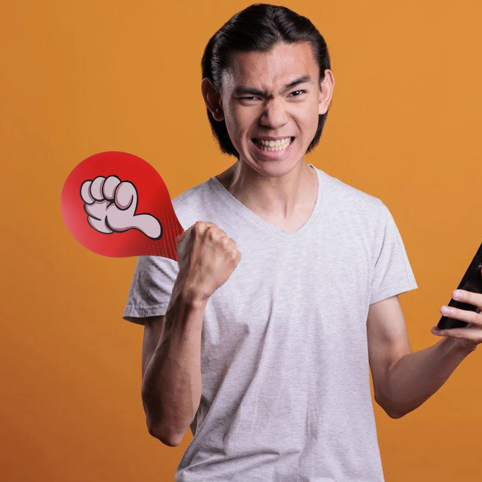 

1pcs Reusable Plastic Voting Paddle Classroom Engagement Tool Dual-Sided Assessment Board For School Activities Educational