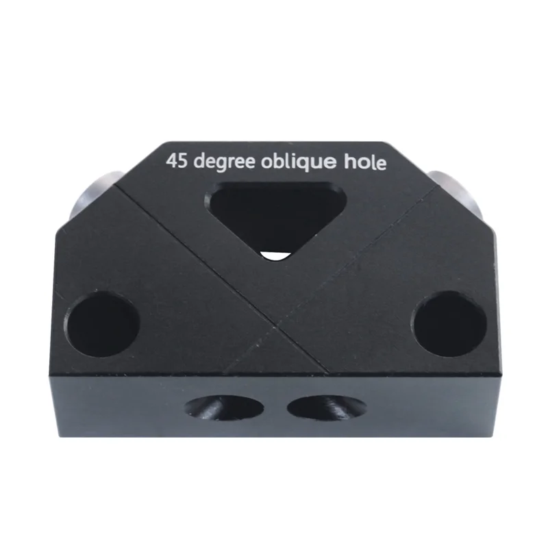 AEE6-Pocket Hole Jig Kit-45 °   Punch Locator มุมงานไม้เครื่องมือรูสกรู JIG Positioner เจาะ Dowel เจาะคู่มือช่างไม้