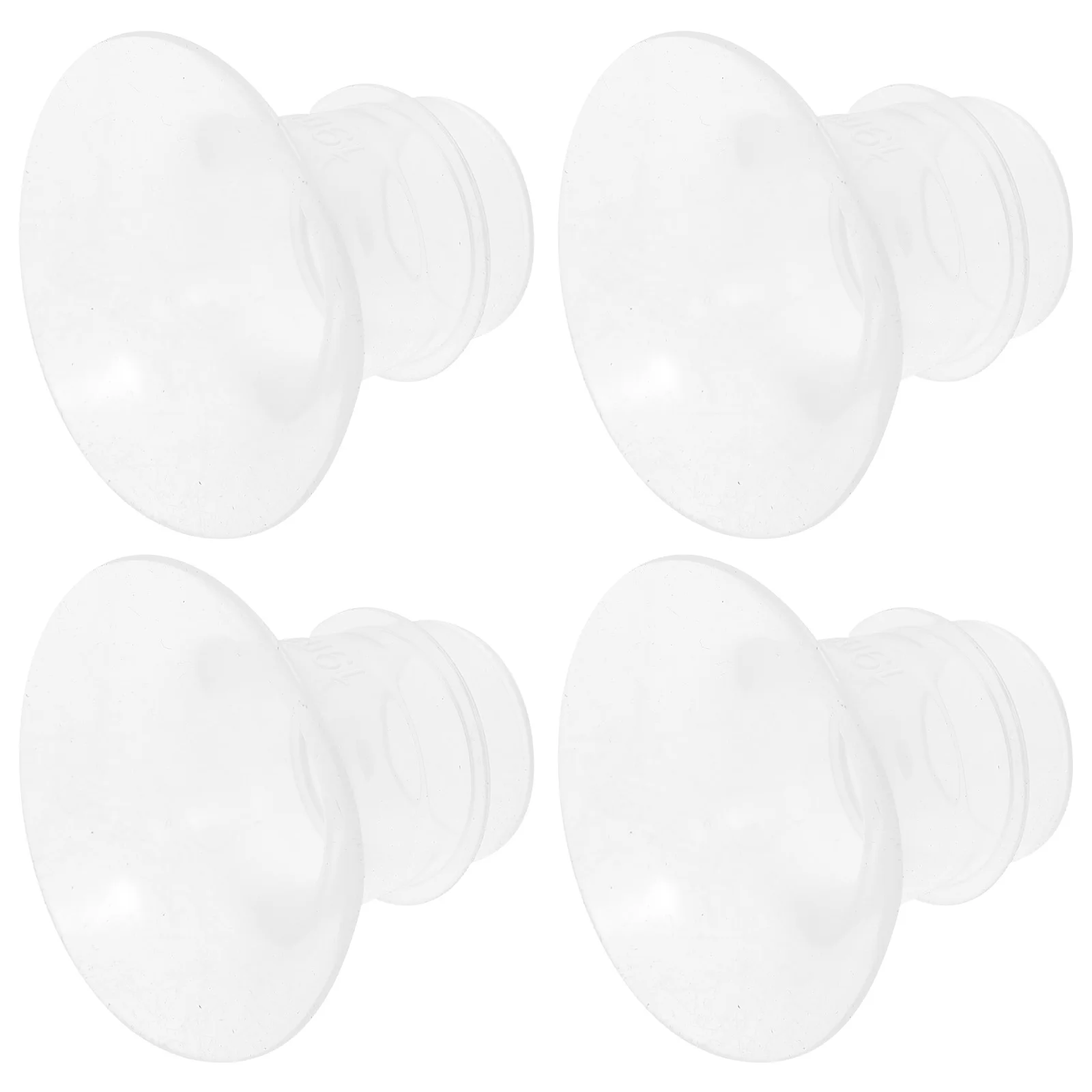 4 Pcs Breast Pump Flange Shield Adapter Toddler Milk Bottles 2 Years Size Wearable Parts Electric Inserts Silicone Silica Gel