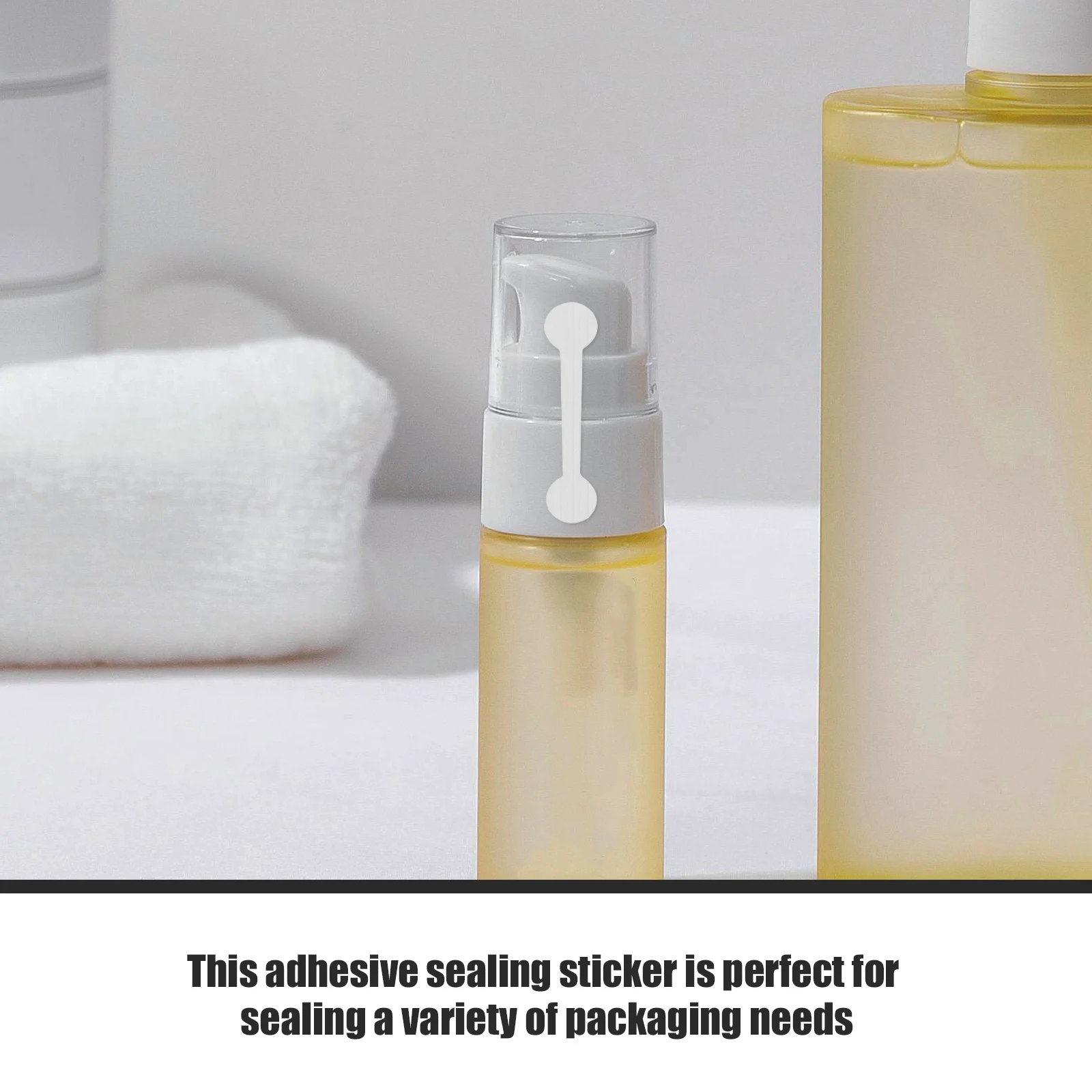 

500Pcs Packaging Seal Sticker Self Adhesive Sealing Tape for Gift Boxes Tubes Oil Caps Tamper Evident Label Decals