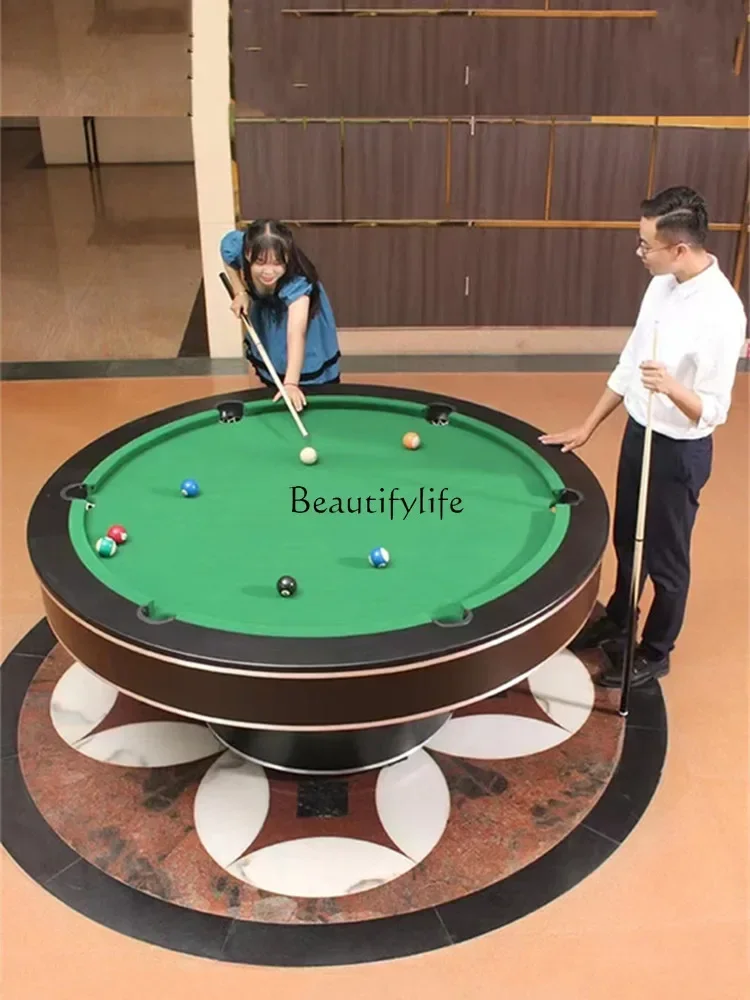 

LD33round Pool Table Home Company Bar KTV Two-in-One Leisure and Entertainment Practice Commercial Use