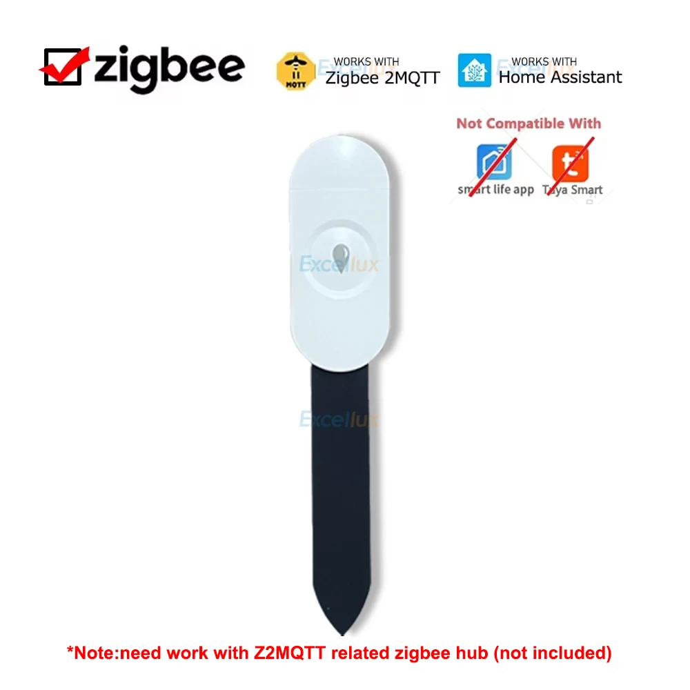 Zigbee Smart Soil Tester Moisture Sensor Real Time Monitor Temperature And Humidity Meter Works With Home Assistant Zigbee2MQTT
