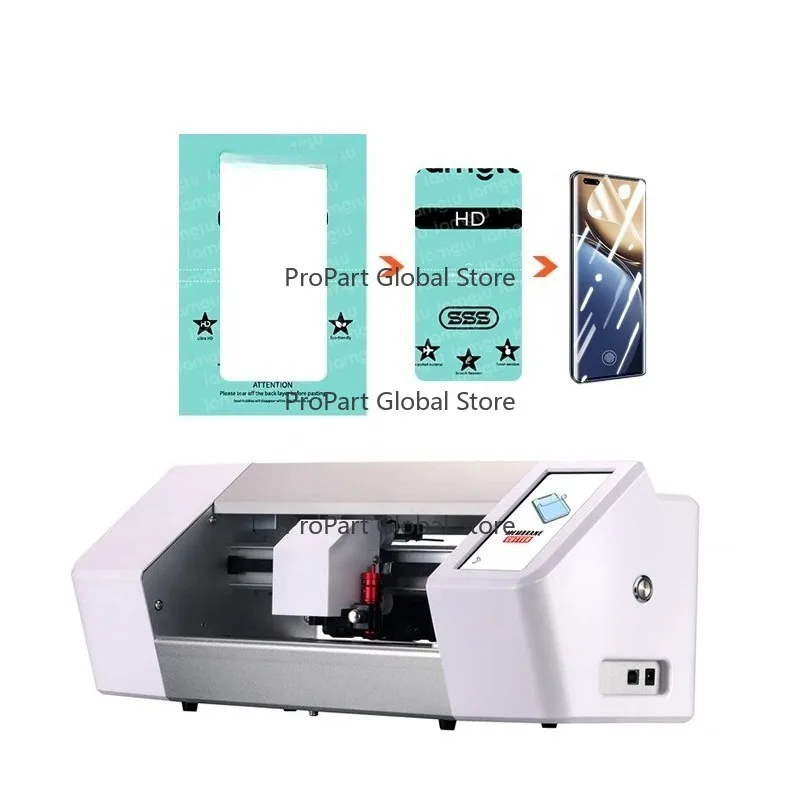 Hot Selling Fully Automatic and Unlimited Cuts Plotter Cutting Machine for Tpu Sheet Material for Mobile Phone Screen Protector
