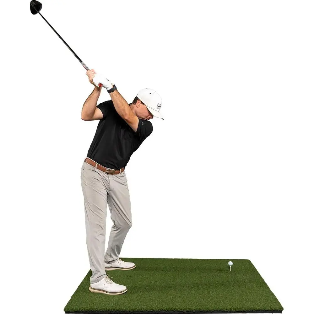 

Набор из 4 гольф-тизов 5x5 из нейлона или дерева и резины с амортизирующей подложкой для тренировок в помещении и на улице