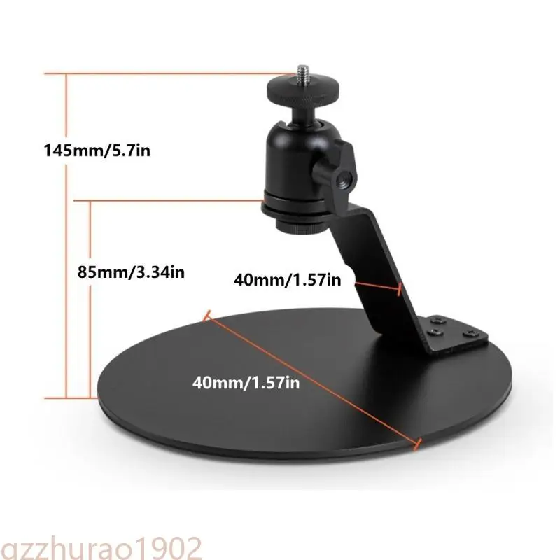97qb Projetores ajustáveis ​​Stand com montagem parafuso 1/4 polegadas para uso doméstico e profissional