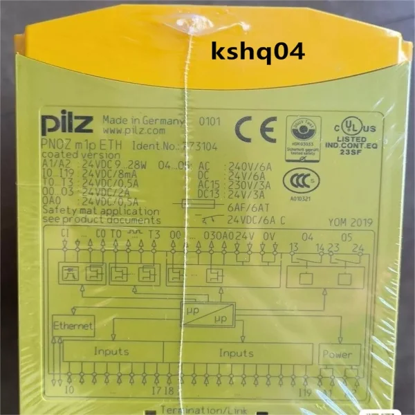 

773104 New Ponz M1p Eth Safety Relay Module Brand Brand New Original Spot Plc