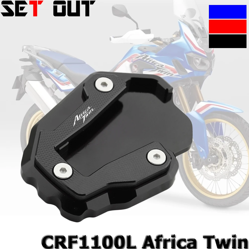 For HONDA CRF1100L Africa Twin crf1100l Adventure Sports DCT Motorcycle Accessories Side stand Aluminum alloy Support Extension