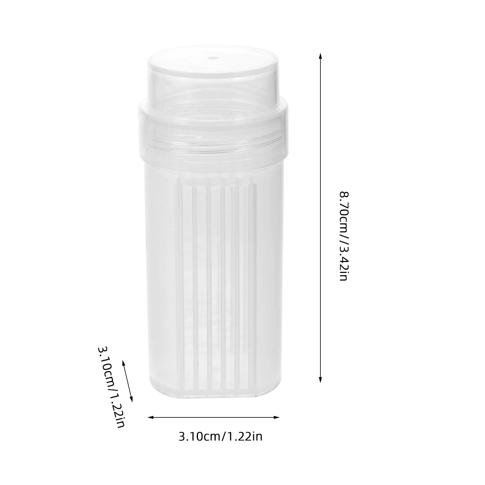 Test Tube Holder Rack Highly Transparent Dyeing Vat Plant Stands Slides Staining Jar Jars White Plastic Man