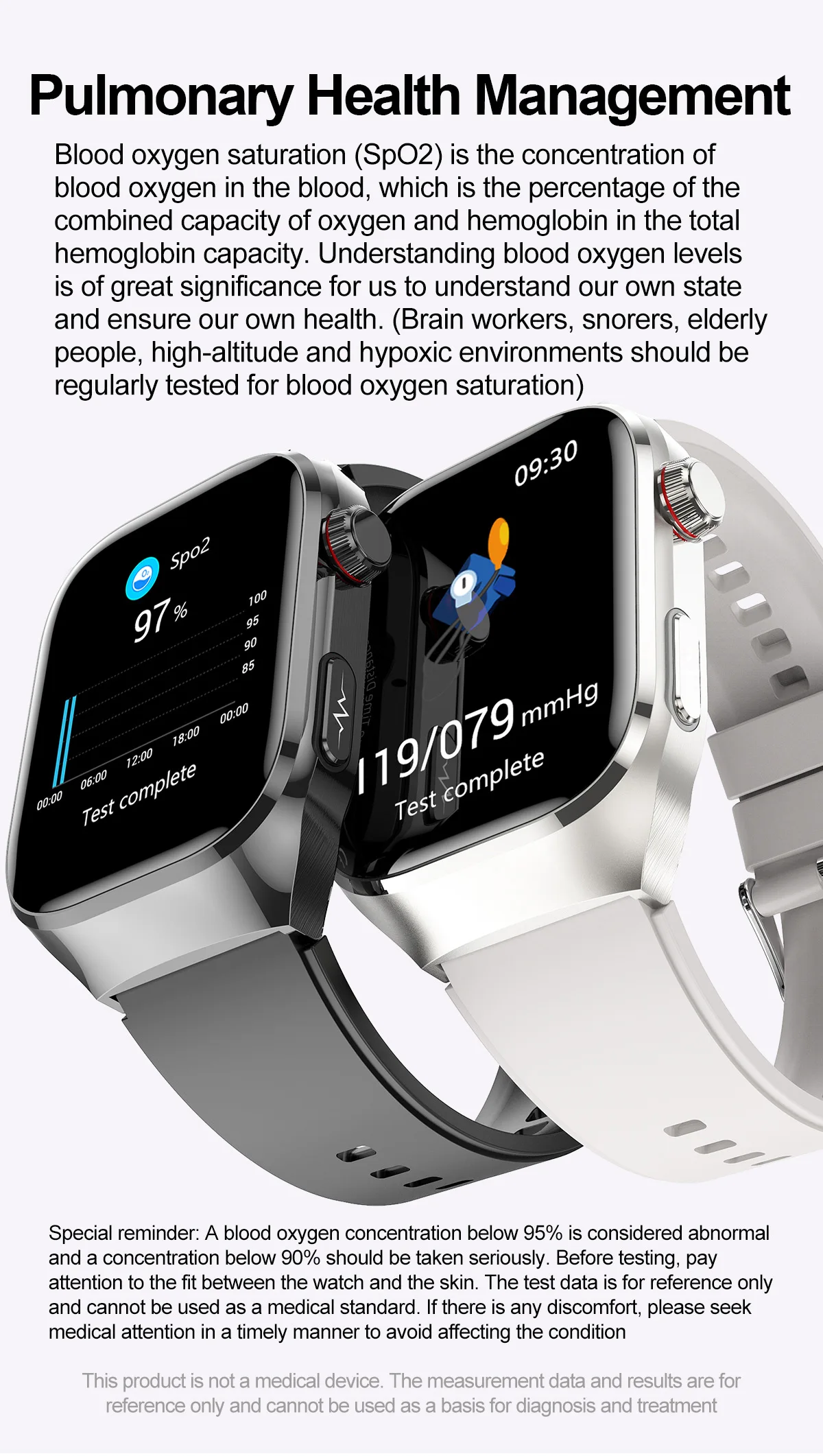 Neue Präzise Herzfrequenzmessung Smartwatch für Männer EKG Blutdruck Lipide Harnsäure Bluetooth-Anruf Gesundheits-Smartwatch Armband – Detail 15