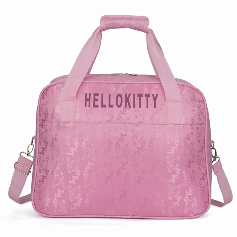 Miniso Sanrio Hellokitty Largetravel Bag Grote Capaciteit Opslag Multi Functionele Reistas Fans Vliegtuig Reisrugzak