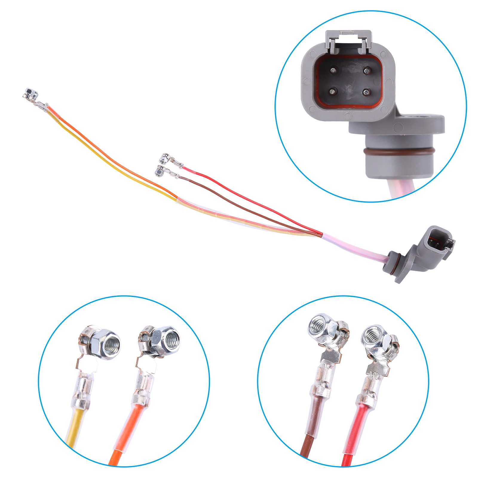 05139865AA 05086965AA 3966805 3957309 3PCS Fuel Injector Wiring Harness 3966805 Compatible for Cummins Diesel 5.9L 2003-2004