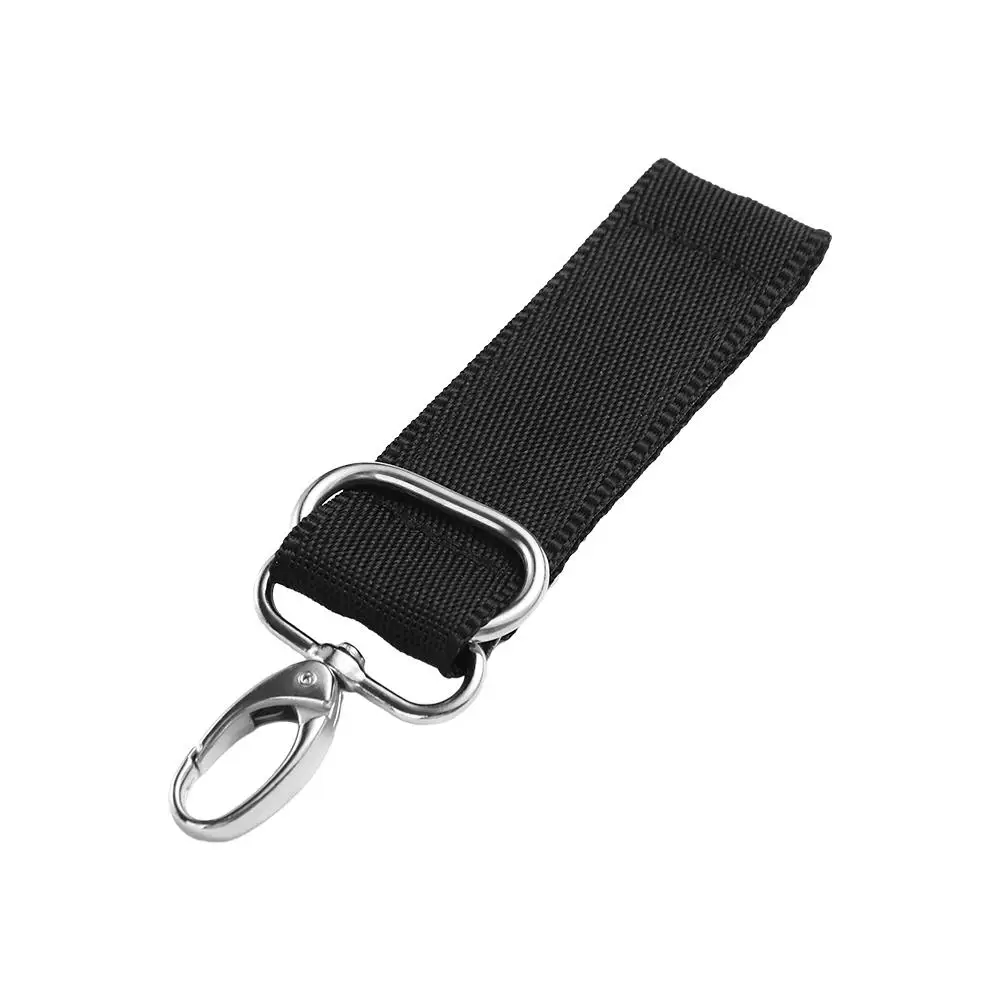 Correas de suspensión universales de nailon para recién nacido, accesorios para cochecito, colgador de bolsa de pañales, gancho para cochecito, Clip para cochecito, 360 grados