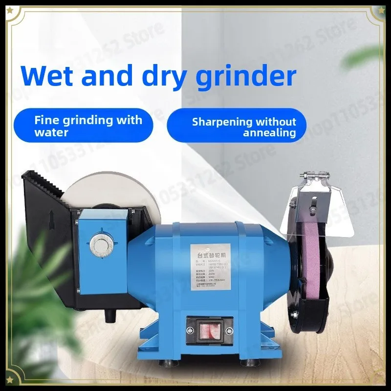 Bench Grinder Polisher Machine, Small Multifunctional Sharpener for Home Use, Angle Grinder Wheel Tool for Knife Sharpening