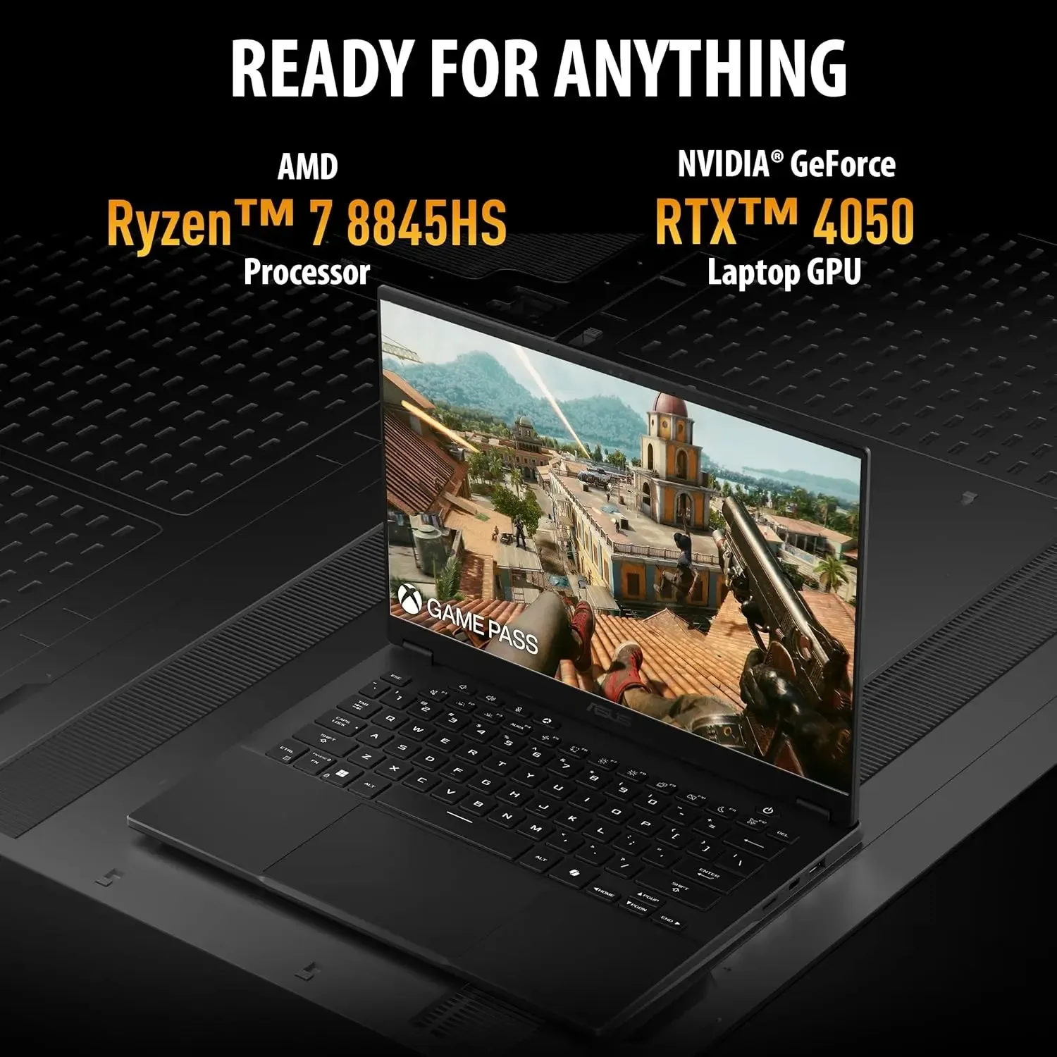 

HOT SALES ASUS TUF Gaming A14 Copilot+ PC Gaming Laptop, 14” WQXGA 16:10 165Hz Display, AMD Ryzen™ AI 7 8845HS, NVIDIA® GeForc