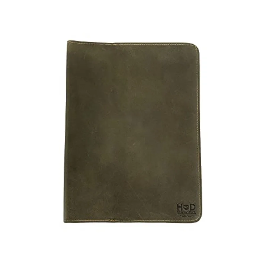 

Journal Cover Compatible with Moleskine XL 7.5 x 9.75 in with Strap, Refillable Case, Personal Planner, Full Grain Leather, Han