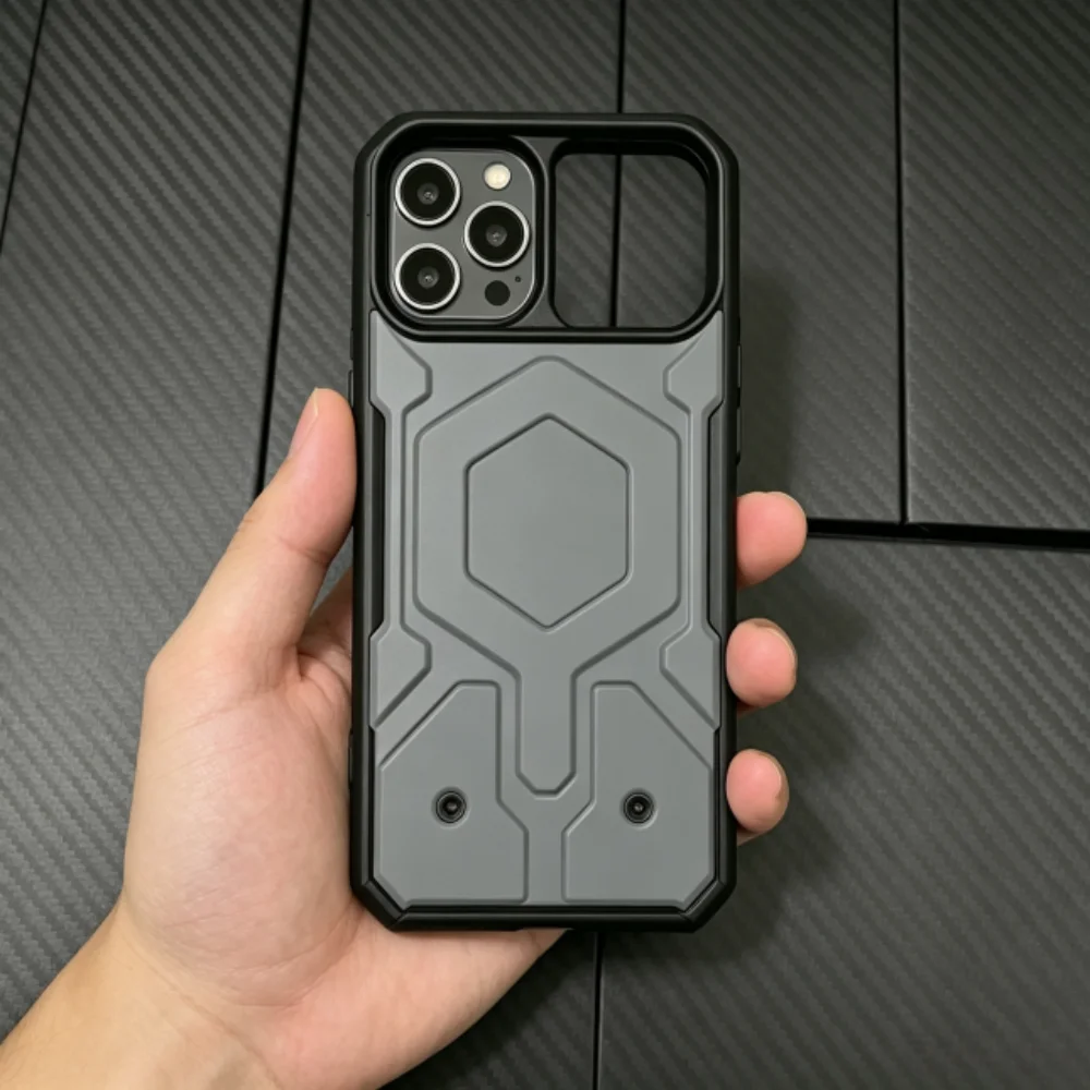 

New Pathfinder For MagSafe Phone Case for Apple iPhone 17 Pro Max 16 Plus 15 14 13 17 Air 12 Pro Shockproof Magnetic Cover Etui