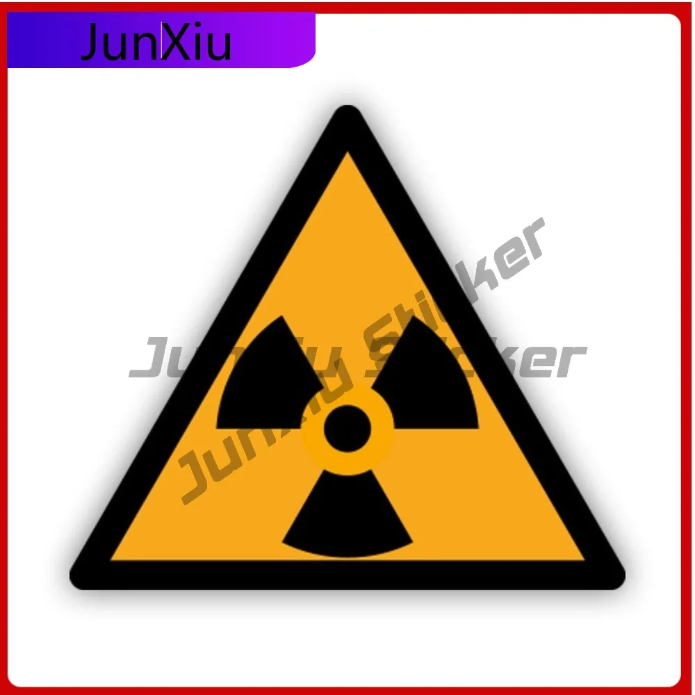 

W003 - Radioactive Sun Resistant Scratch Resistant Funny For Car Body Motorcycle Helmet Self Adhesive Removable Decor Rear