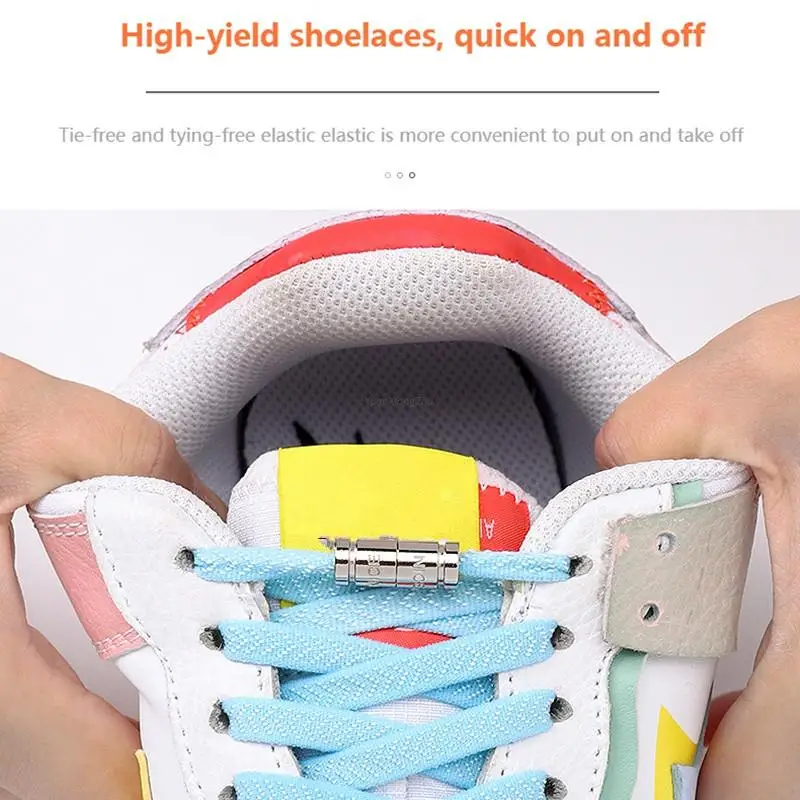 1 пара, эластичные шнурки для обуви