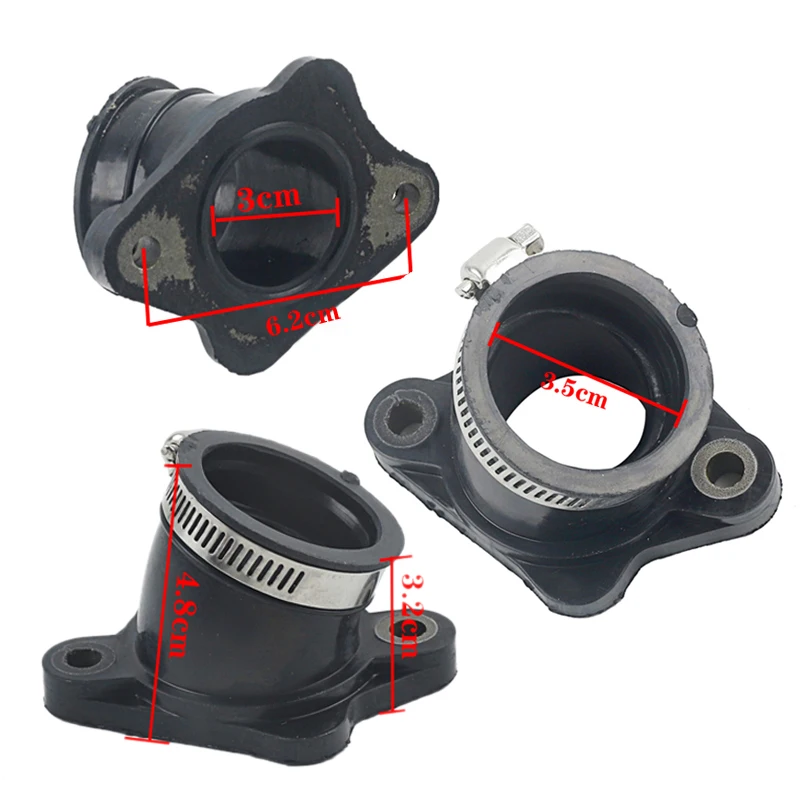 High Quality Motorcycle Rubber Adapter Intake Pipe Motorcycle Off-road Motorcycle Retrofitting Pwk30 32 35mm Carburetor