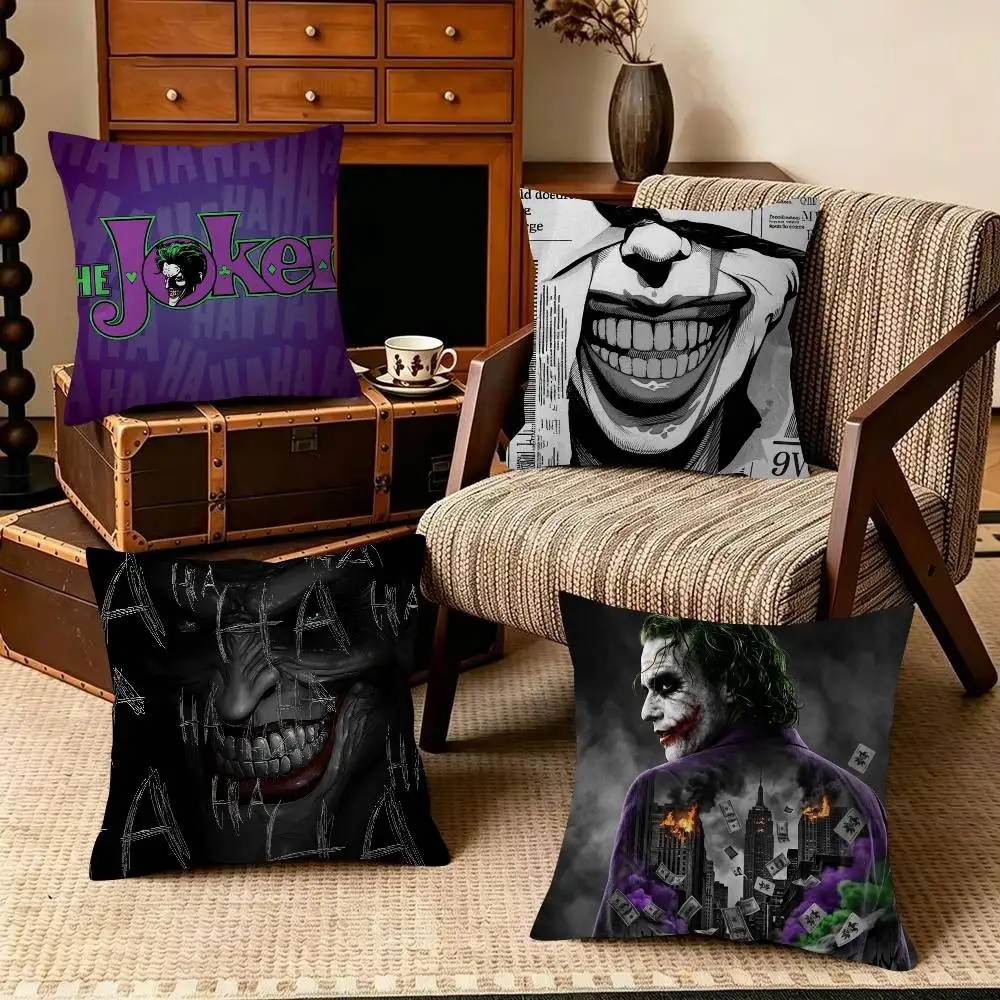 Super Villain  Movie   Decorative Room Aesthetics Pillow Case Home Decor Bedroom Sofa Bed Pillow J-Jokers Cover 45x45