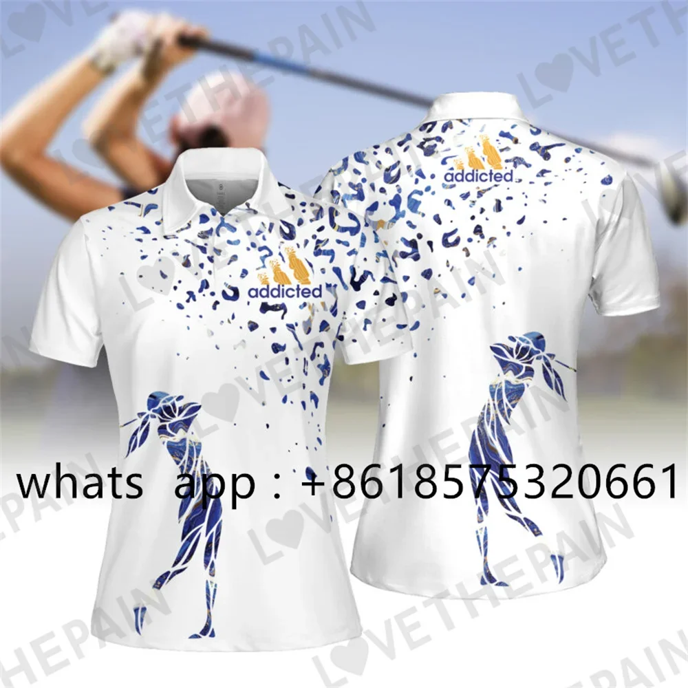 

Women's High Quality Golf Short Sleeve T-shirt Breathable Outdoor Leisure Golf Polo Shirt Sports Golf Shirt Ball Sports Clothing