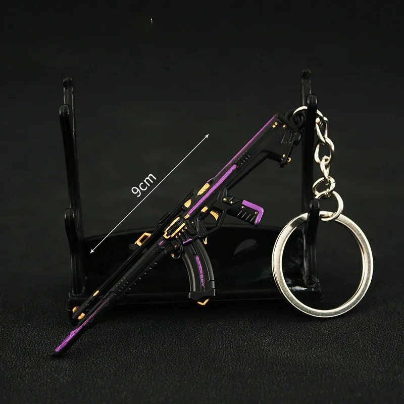 Valorant Weapon Keychain Prelude To Chaos Vandal Model Melee Reaver Knife Metal Game Peripheral Samurai Sword Alloy Gifts Toys