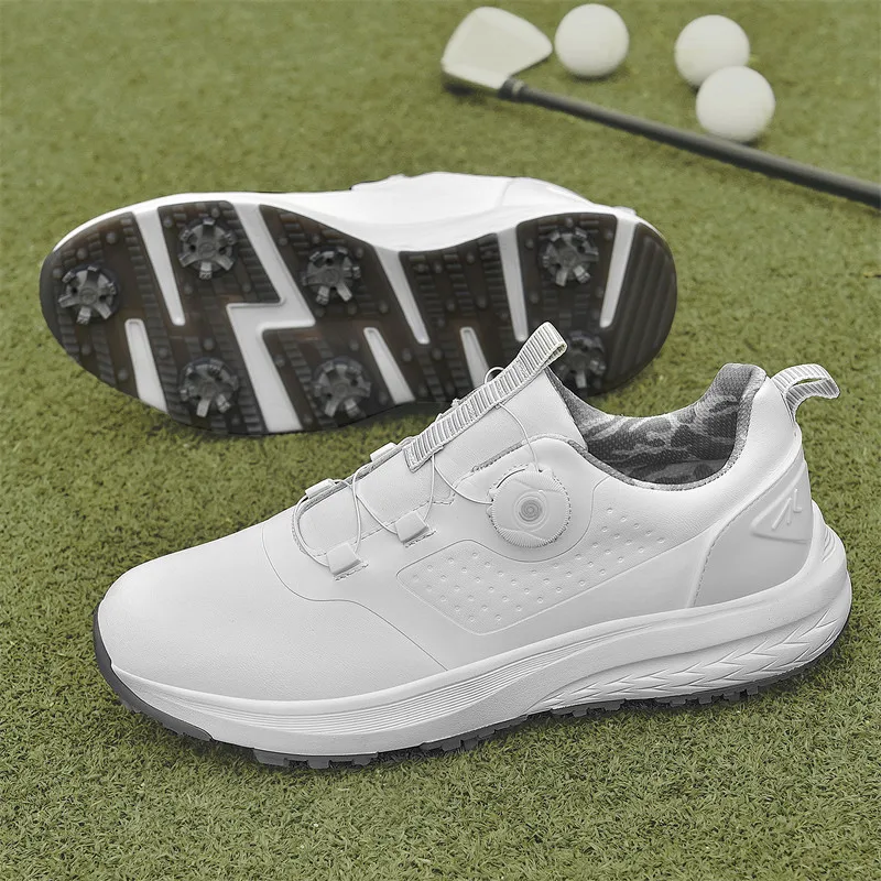 Sapatos de golfe respiráveis impermeáveis para homens e mulheres, spikeless, esportes ao ar livre, calçado para caminhada, golfe, 2022