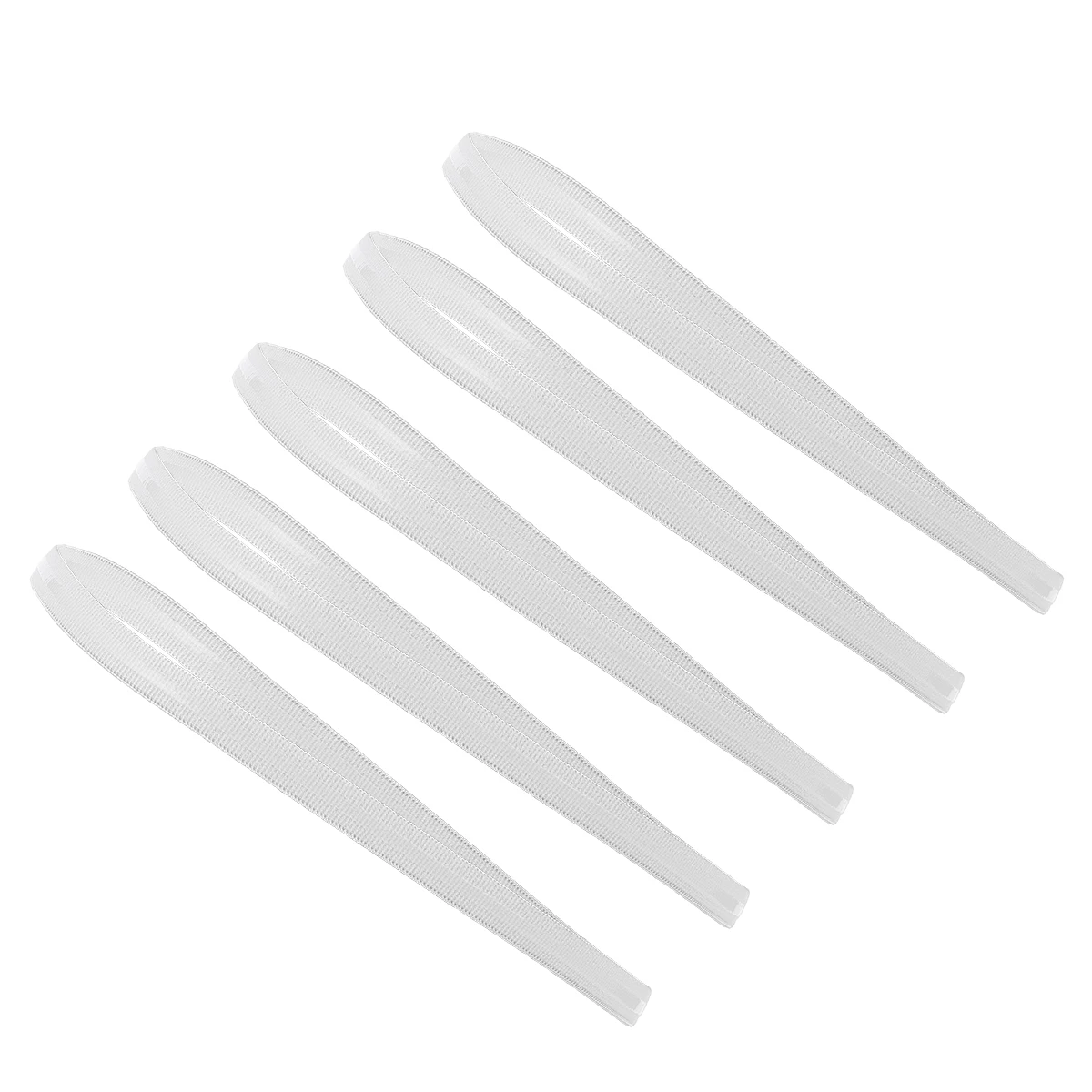 

5 Pcs Football Sports Headband Hair Bands White Thin Headbands Sweat Women Workout