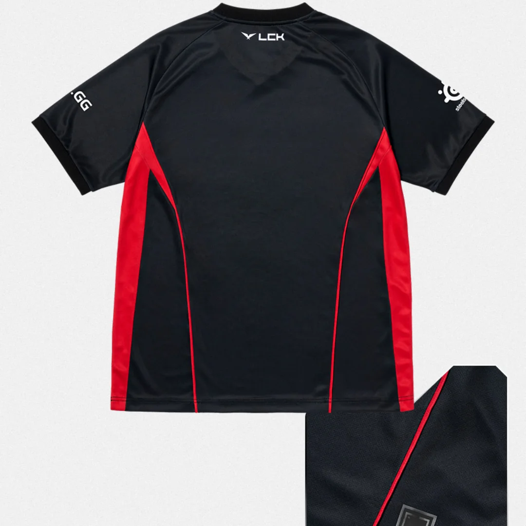 スケートポートユニフォーム、lck Tシャツ、keria gumayusi、1つの色合いチームユニフォーム、ファンTシャツ、t1、2024