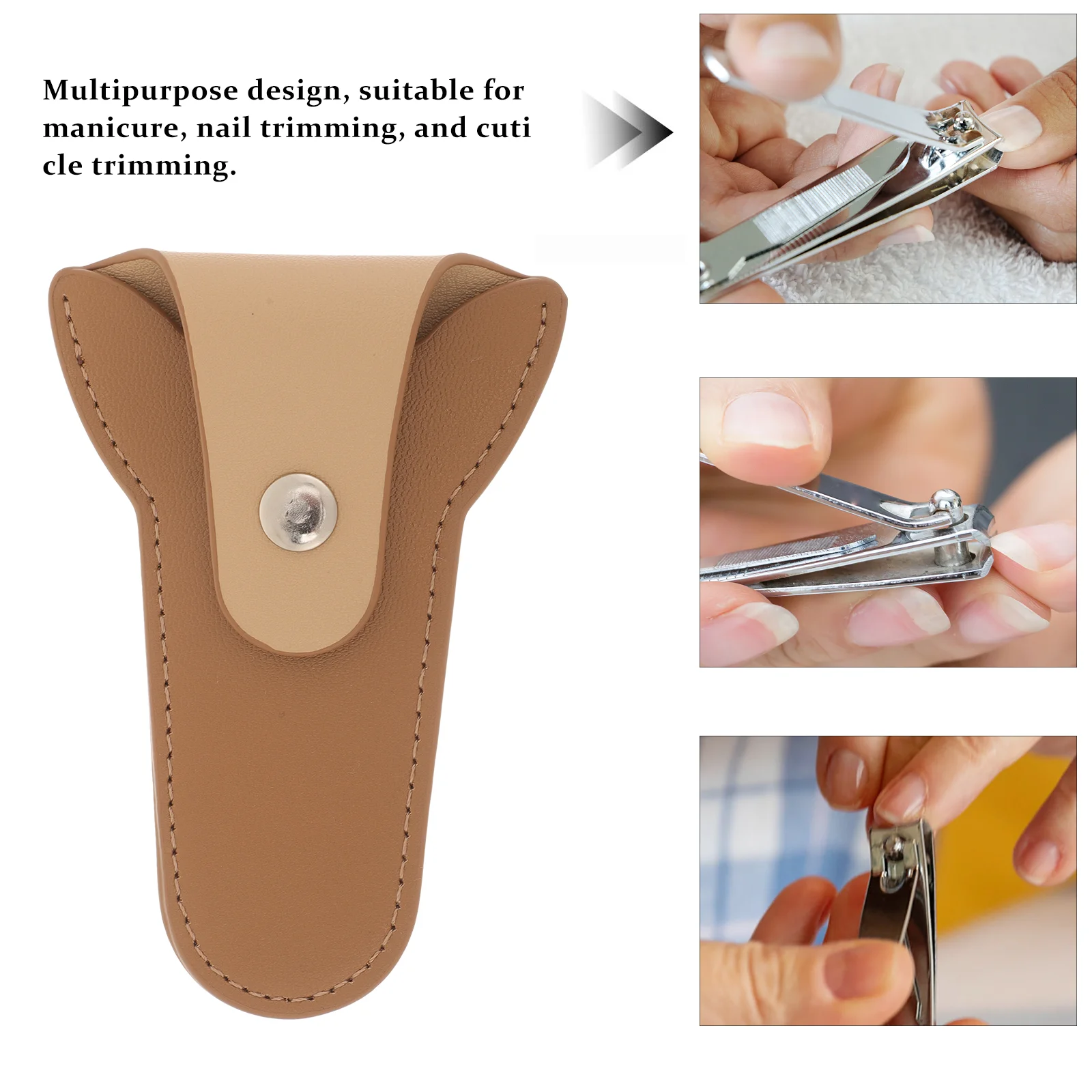 Nail Clipper Protective Cover Scissors Manicure Bag Pouch Grooming Holder Cuticle Storage