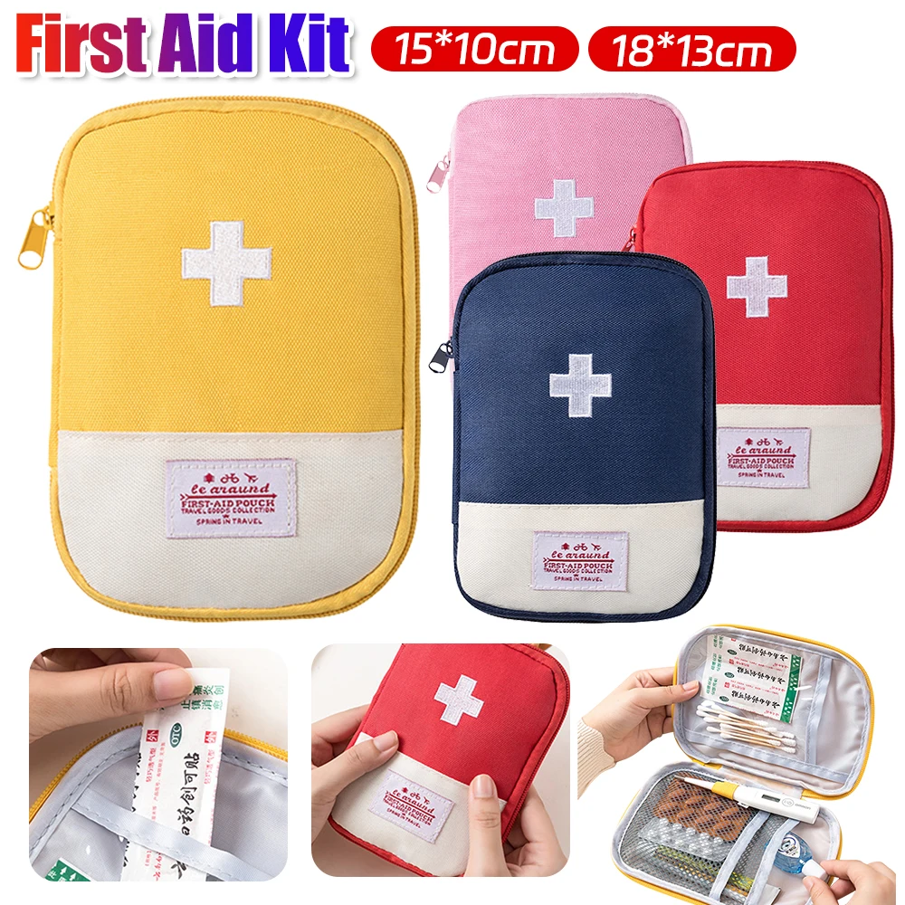 First Aid Kit Pouch Home Medicine Storage Bag Suitable For Outdoor Travel Medical Bag Home Rescue Emergency Survival Kit