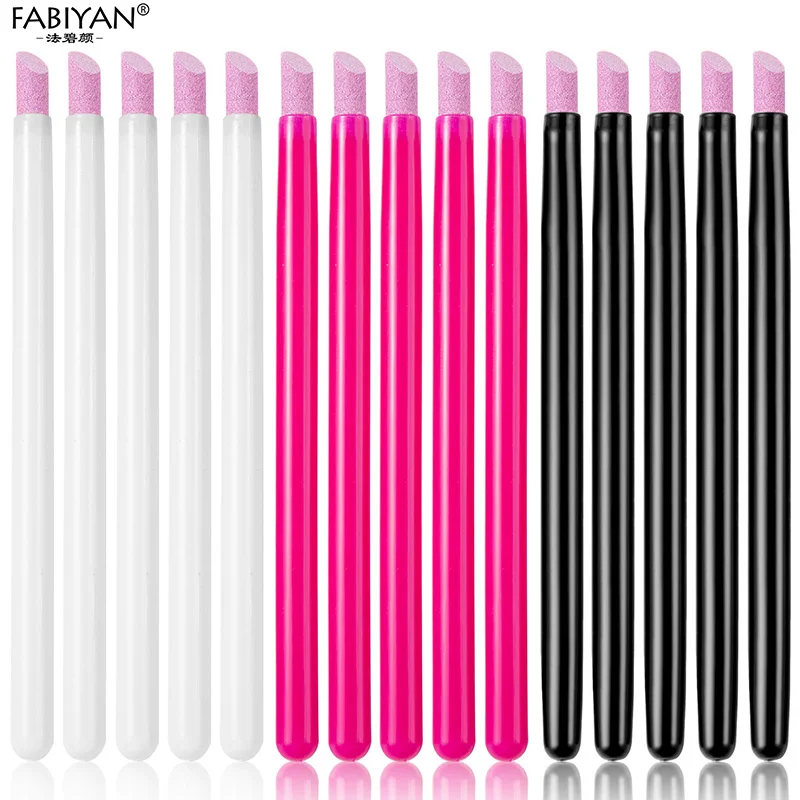 5Pcs Nails Art Quartz Grinding Pen Dead Skin Remover for Natural Nail UV Gel Polish Manicure Stick Files Accessories Tools