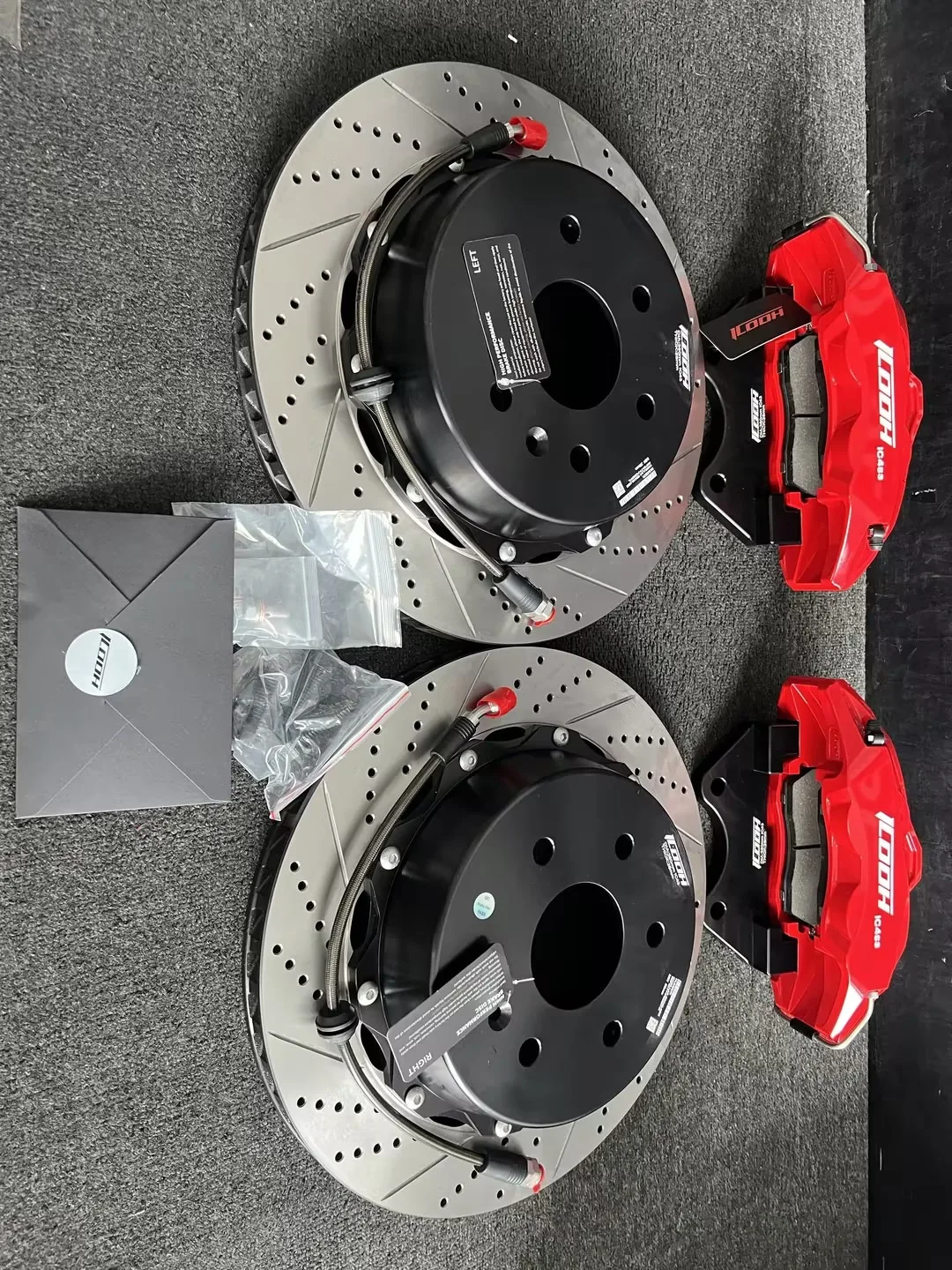 

High Quality IC4S3 Steel Disc Rear 380X28 4-piston brake caliper kit fits for BMW X5 (G05) 2018+