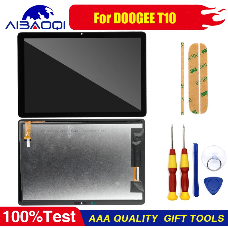 Original Touch Display For DOOGEE T10 T10 Pro T10W Tablet LCD