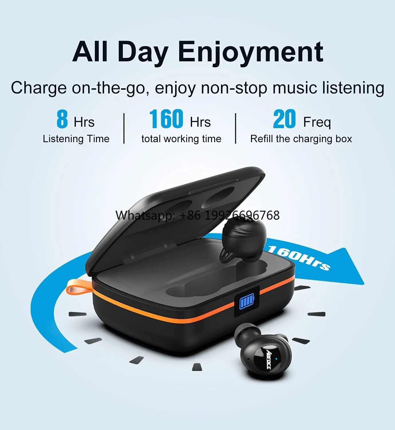 

ES-T6 spy Blue Tooth Earphone Headphones Solar Charging case Invisible Wireless Earphone Wireless Headset with Ce Certified manu